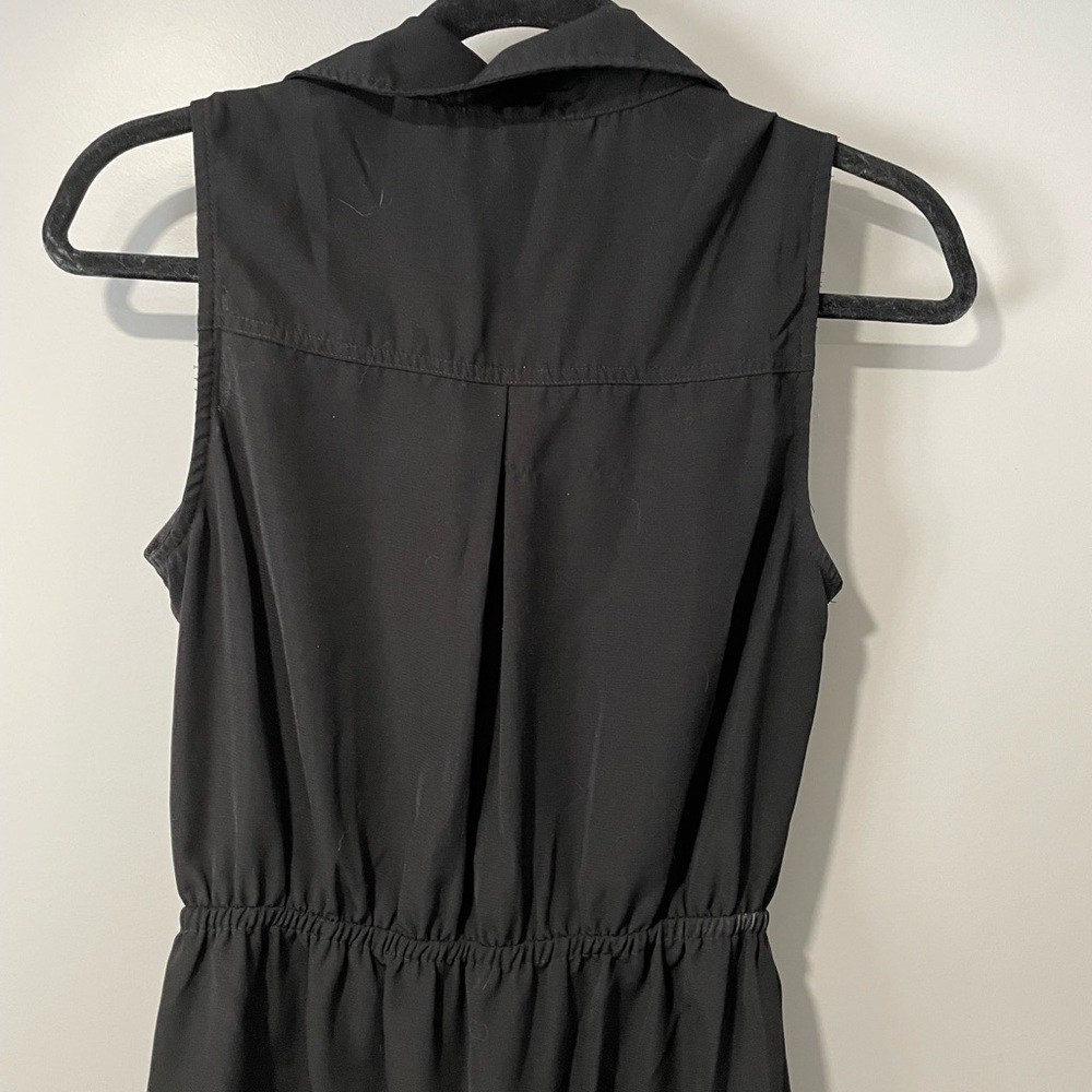 Black Collar Dress - Picture 3 of 4
